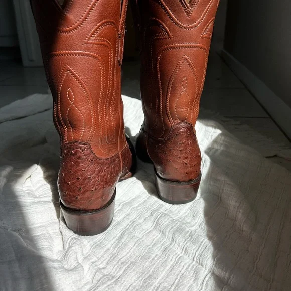 Tecovas Brown Heeled Boots - Picture 3 of 7